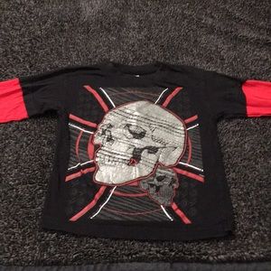 Boys skull tee